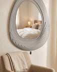 Luxury Designer Wall Mirror 24 x 34 Inch | Premium MDF Wooden Mirror for Bedroom & Home Decor