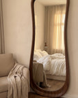 Luxury Wooden Full Length Mirror – Premium Large Floor & Wall Mirror for Bedroom, Dressing Room & Living Room