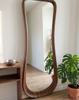 Luxury Wooden Full Length Mirror – Premium Large Floor & Wall Mirror for Bedroom, Dressing Room & Living Room