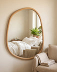 Luxury Wooden Full Length Mirror – Modern Designer Floor Mirror - 29 x 32 inch