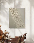 Beige Textured Oil Painting - Modern Minimalist Abstract Wall Art - Artwallpainting