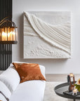 Multicolor 3D Sculptural Abstract Painting - Echoes In White - Artwallpainting