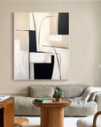 Multicolor Abstract Geometric Elegance Wall Art - Artwallpainting