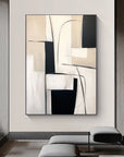 Multicolor Abstract Geometric Elegance Wall Art - Artwallpainting