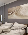 Multicolor Abstract Gobi Desert Weathered Textured Wall Art - Artwallpainting
