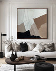 Multicolor Abstract Harmony Textured Layers - Artwallpainting