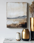 Multicolor Abstract Landscape In Earthy Tones 1 - Textured Nature Art - Artwallpainting