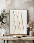 Multicolor Abstract Minimalist Textured Canvas Art For Elegant Interiors - Artwallpainting
