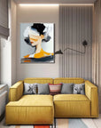 Multicolor Abstract Muse Portrait Canvas - Artwallpainting