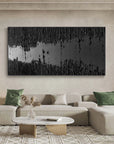 Multicolor Abstract River Canvas Wall Art - Artwallpainting