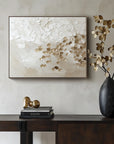 Multicolor And Gold Impasto Painting Abstract Texture Wall Art - Artwallpainting