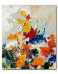 Multicolor Autumn Symphony Floral Canvas - Artwallpainting