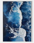 Multicolor Azure Cascade Symphony Canvas Painting For Home Decoration - Artwallpainting