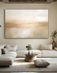 Multicolor Beige 3D Minimalist Painting On Canvas - Artwallpainting