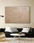 Multicolor Beige Geometry In Texture - Artwallpainting