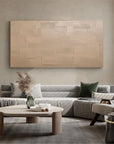 Multicolor Beige Geometry In Texture - Artwallpainting