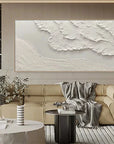 Multicolor Beige Minimalist Textured Wall Art - Artwallpainting