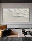 Multicolor Beige Minimalist Textured Wall Art - Artwallpainting