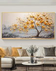 Multicolor Bloom Tree Canvas Painting For Home Decoration - Artwallpainting