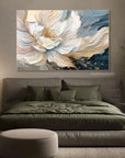 Multicolor Blooming Elegance-Modern Textured 3D Floral Oil Painting Wall Art - Artwallpainting