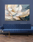 Multicolor Blooming Elegance-Modern Textured 3D Floral Oil Painting Wall Art - Artwallpainting