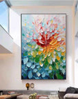 Multicolor Blooming Radiance Canvas Painting For Home Decoration - Artwallpainting