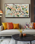 Multicolor Blooming Serenity Canvas Art - Artwallpainting