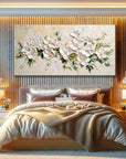 Multicolor Blossom Symphony-Hand Drawn Petal Texture Wall Art - Artwallpainting