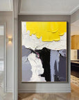 Multicolor Cascade Abstract Art Canvas Painting For Home Decoration - Artwallpainting