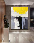 Multicolor Cascade Abstract Art Canvas Painting For Home Decoration - Artwallpainting