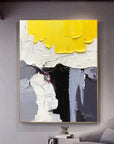 Multicolor Cascade Abstract Art Canvas Painting For Home Decoration - Artwallpainting