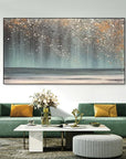 Multicolor Celestial Shoreline - Abstract Starry Seascape - Artwallpainting