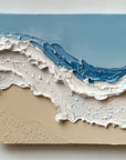 Multicolor Coastal Breeze Textured Waves - Artwallpainting
