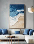 Multicolor Coastal Harmony A Canvas Painting For Home Decoration - Artwallpainting