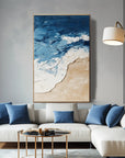 Multicolor Coastal Harmony A Canvas Painting For Home Decoration - Artwallpainting