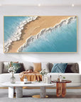 Multicolor Coastal Harmony Canvas Painting For Home Decoration - Artwallpainting