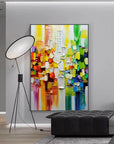 Multicolor Color Symphony - Geometric Abstract Composition - Artwallpainting