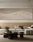 Multicolor Curved Lines Neutral Canvas - Artwallpainting