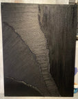 Multicolor Dark Rift Abstract Textured Canvas - Artwallpainting