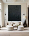 Multicolor Depth In Shadows - Abstract Textured Wall Art - Artwallpainting