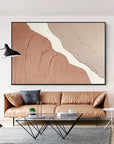 Multicolor Desert Flow-Natural Abstract Earth Texture Wall Art - Artwallpainting