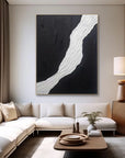 Multicolor Divided Harmony Textured Canvas - Artwallpainting