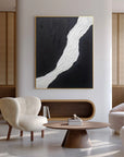 Multicolor Divided Harmony Textured Canvas - Artwallpainting