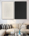 Multicolor Dual Symmetry Canvas Painting For Home Decoration Set Of 2 - Artwallpainting