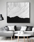 Multicolor Dynamic Contrast Textured Waves - Artwallpainting