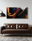 Multicolor Dynamic Flow Abstract Canvas - Artwallpainting