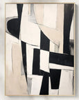 Multicolor Dynamic Layers Abstract Geometric Art - Artwallpainting