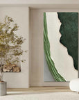 Multicolor Earth Layers Textured Abstract Art - Artwallpainting