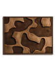 Multicolor Earthbound Flow - Texture Abstract Organic Flowing Oil Painting Wall Art - Artwallpainting