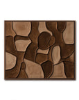 Multicolor Earthen Harmony Abstract Canvas - Artwallpainting
